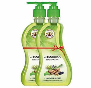 Chandrika Hand Wash 7 Essential Herbs 215mlx2pcs