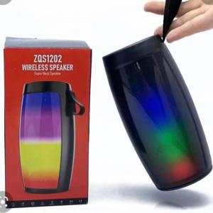 Wireless Bluetooth Portable Subwoofer Speaker with LED Color, FM Radio Memory and Flash Slot
