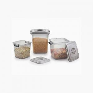 Nakoda Everyday Container Kitchen Storage Container Assorted Color Set of 3 Pcs 5L,8L,13L