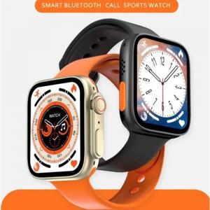 Buy 1 Get 1 KD99 Ultra Smart Watch Series 8 Wireless Bluetooth Sports Smartwatch Black And Gold Orange