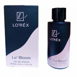 Lorex Lebloom Eau De Perfume Floral Spicy For Unisex 80mlL Rose Gold and Black