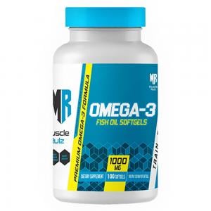 Muscle Rulz Omega-3 Fish Oil, 100 Softgels