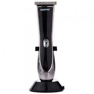 Geepas GTR56024 Cleaning Brush and BS Adapter Rechargeble Trimmer  Black