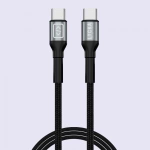LYCKA P’cord 60W PD Cable Type C to Type C Black