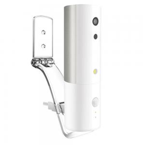 Amaryllo AMA-ACC1308E51-WH Hermes Biometric Auto Tracking Portable HD Security Camera, White