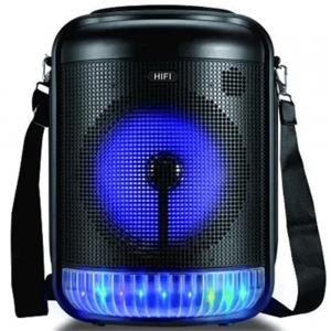 Rx colorful light portable speaker with microphone USB