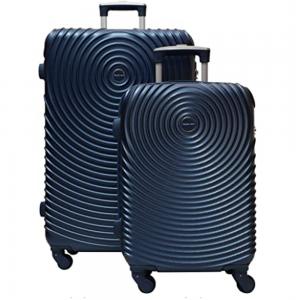 Travel Way NBHA-28-20 Lightweight Luggage Trolley Set of 2 Bag, Blue