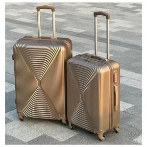 Lightweight ABS Luggage Fashion Abs Luggage 3 Pcs Set Gold