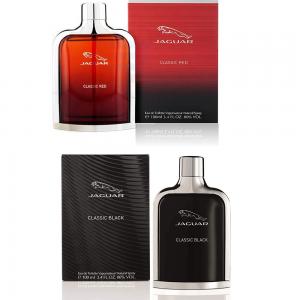 2 in 1 Jaguar Classic Red 100ml Perfume For Men, Jaguar Classic Black Edt 100ml For Men
