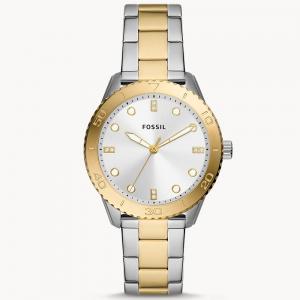 Buy Fossil ES5273 Carlie Three-Hand Rose Gold-Tone Stainless Steel ...