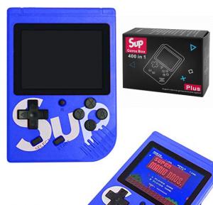  Sup Game Box 400 In 1 Games 3.0 inch Pocket Handheld Game Console - Blue