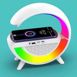 3 in 1 Rainbow Light Table Lamp with Wireless Charging and Bluetooth Speaker