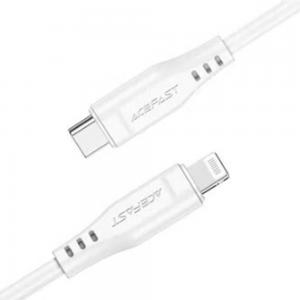 AceFast C3-0 USB C to Lightning TPE Charging Data Cable White