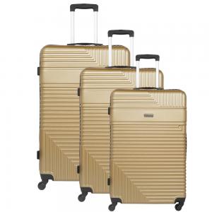 TravelWay SKAFF-3-Gold Suitcase Set of 3 57 kg