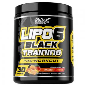 Nutrex Lipo 6 Black Training Intense Stimulant Pre Workout Orange Mango