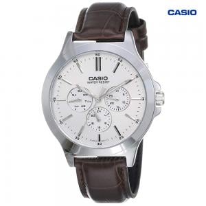 Casio MTP-V300L-7AVUDF Analog Watch For Men, Silver