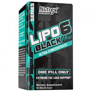 Nutrex Research Lipo-6 Hers UC 60 Liquid Capsules, Black