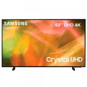 Samsung 65AU8000 65 Inches Crystal UHD 4K Flat Smart TV 2021, Black