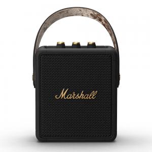 Marshall Stockwell II Portable Bluetooth Speaker Black and Brass