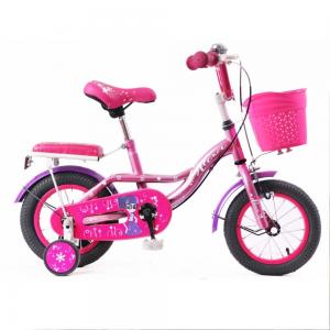 Bicycle For Kids With Basket, Pink Alexa