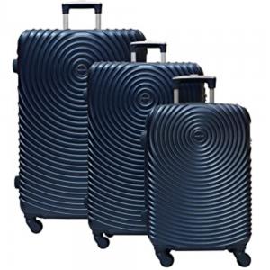 Travel Way NBHA-3 Lightweight Luggage Set Checked Bag, Blue