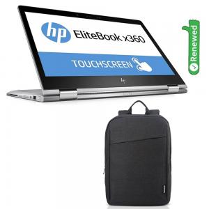 HP EliteBook x 360 1030 G2 2 in 1 Convertible Laptop Intel Core i5 7th Gen 8GB RAM 256GB SSD 13.3 inch Full HD Touchscreen Win10 Pro Renewed Get Free Lenovo B210 Casual 15.6 inch Laptop Backpack Black