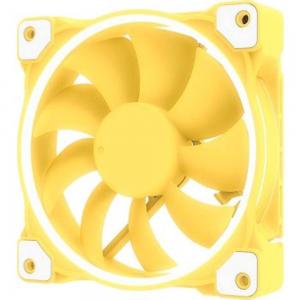 Id Cooling Zf 12025 Pastel 120mm Case Fan White Led Pwm Fan for Pc Case Cpu Cooler Yellow