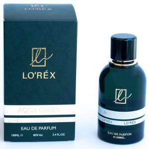 Lorex Aqua Green Eau De Perfume Musk Spicy 100Ml Green with White