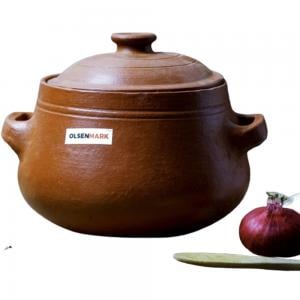 Olsenmark OMCP6032 Traditional Cookware Soup Pot Brown