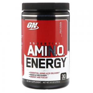 Optimum Nutrition Amino Energy Protein Powder 30 Servings, Fruit Fusion