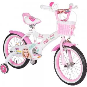 Mesuka  BCX31076-B Barbie Kids Bicycle White