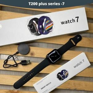 Series 7 T200 Plus Smartwatch Fit Pro Black
