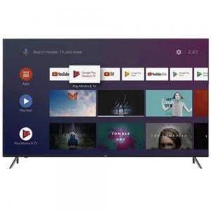 JVC LT-75N7125 75 inch Edgeless 4K UHD Official Google Certified Android Smart TV With Dolby Audio Chrome Cast Built In and OK GOOGLE voice remote  Black