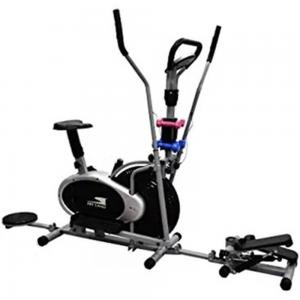 Sky Land EM-1133 Fitness Exercise Bike With Twister Stepper And Dumbbells