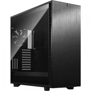Fractal Case 179 Bk Design Define 7 Xl Dark Tempered Glass E Atx Mid Tower Gaming Cabinet Case With Three Pre Installed Dynamic X2 Gp 14 Fans And Anodized Aluminum Front Panel Black