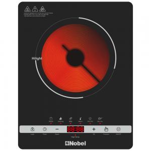 Nobel NIK820 Infrared Cooker Black Single 2000W Multi Function Touch Control Digital Display