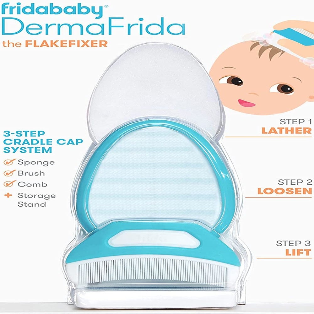 Frida Baby DermaFrida The FlakeFixer 3-Step Cradle Cap System