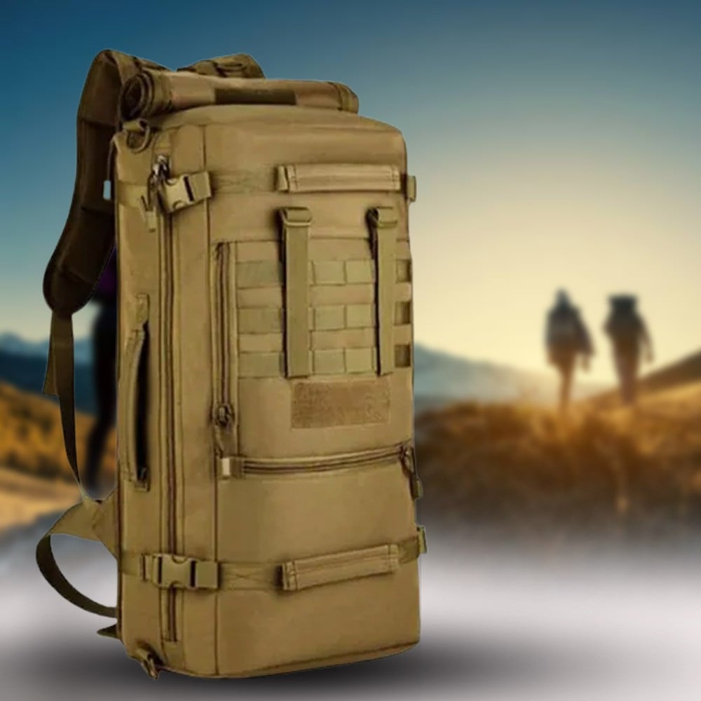 Buy Generic Tactical Hiking Backpack Khaki Online | oman.ourshopee.com ...