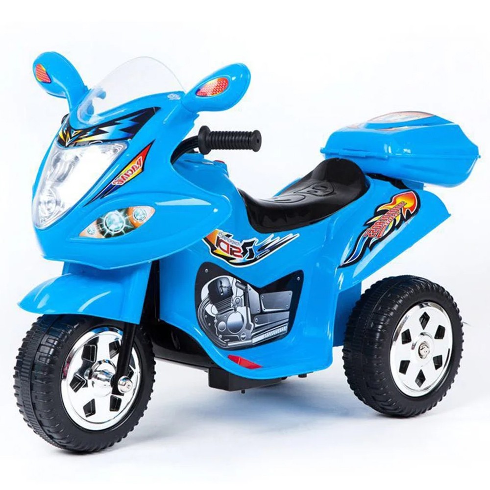 Al Taraf Alt238 Rechargeable Ride on Racing Bike for Children Blue