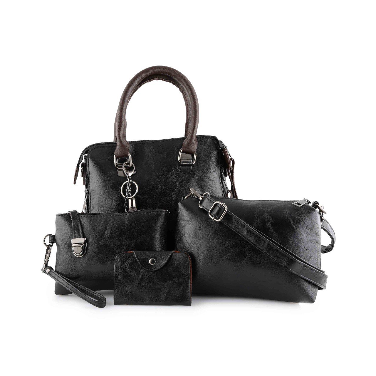 4 pc womens new bags black color