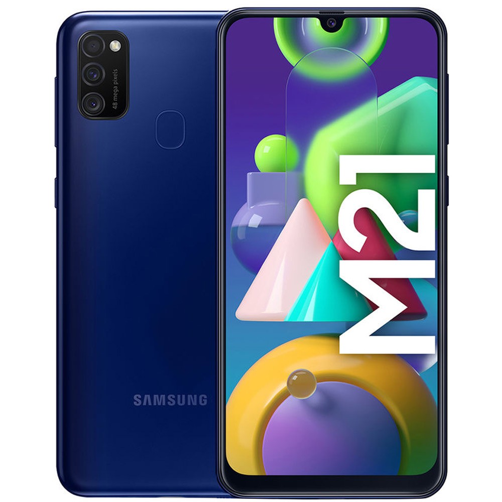 Buy Samsung Galaxy M21 Dual SIM 4GB RAM 64GB 4G LTE-Blue Blue 64GB Online Bahrain, Manama