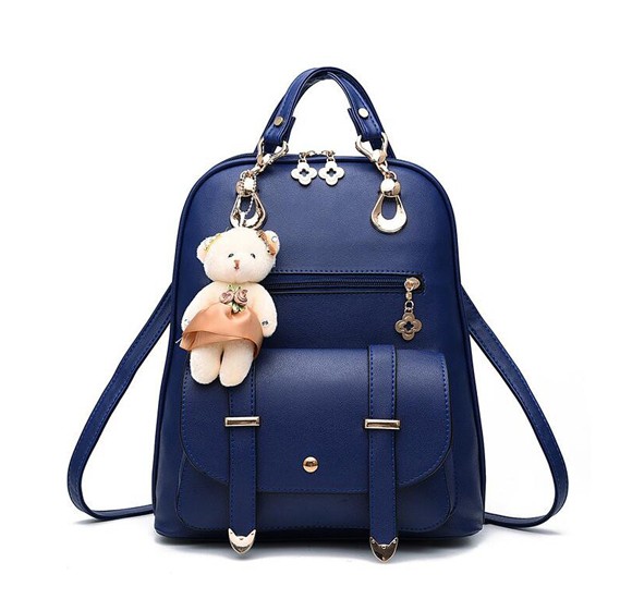 Vogue Star New Designer Women Backpack For Teens Girls-Blue