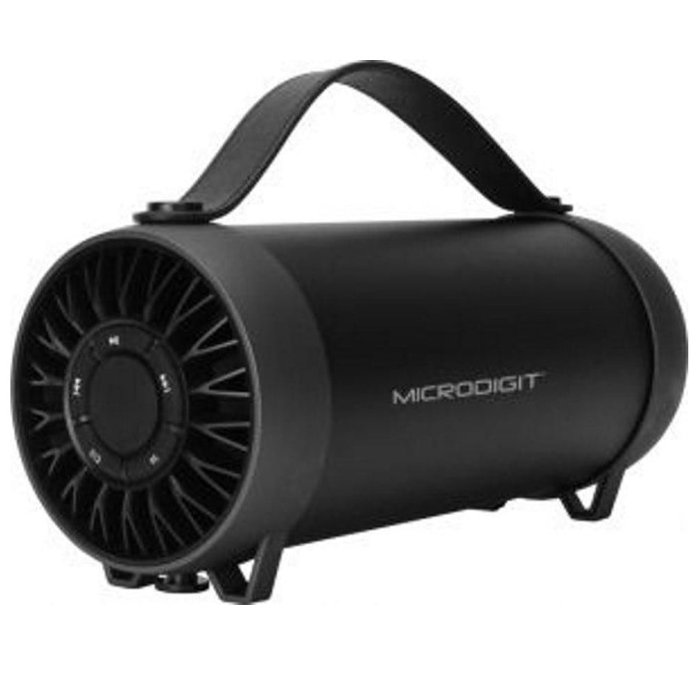 Microdigit Bluetooth Portable Drum Speaker For Multi, Black M0061RT