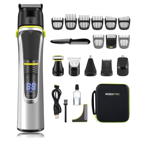 Buy Roziapro 15 in 1 Rechargeable Grooming Kit Beard Trimmer Online |   | PF9392