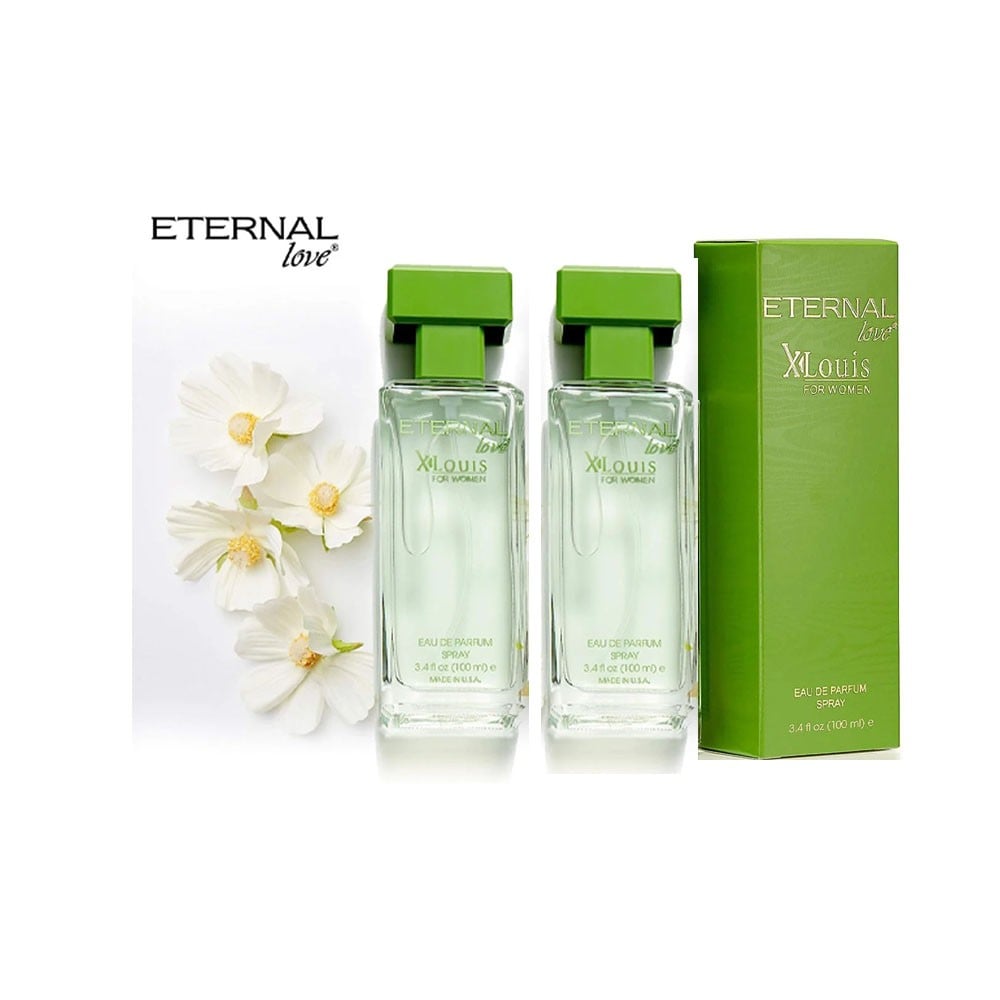 Buy Eternal Love Eau De Parfum X-Louis For Women 100ml & Body Spray X-Louis  For Women 200ml Perfume - 300 ml (For Men & Women)HE Online at Best Prices  in India 