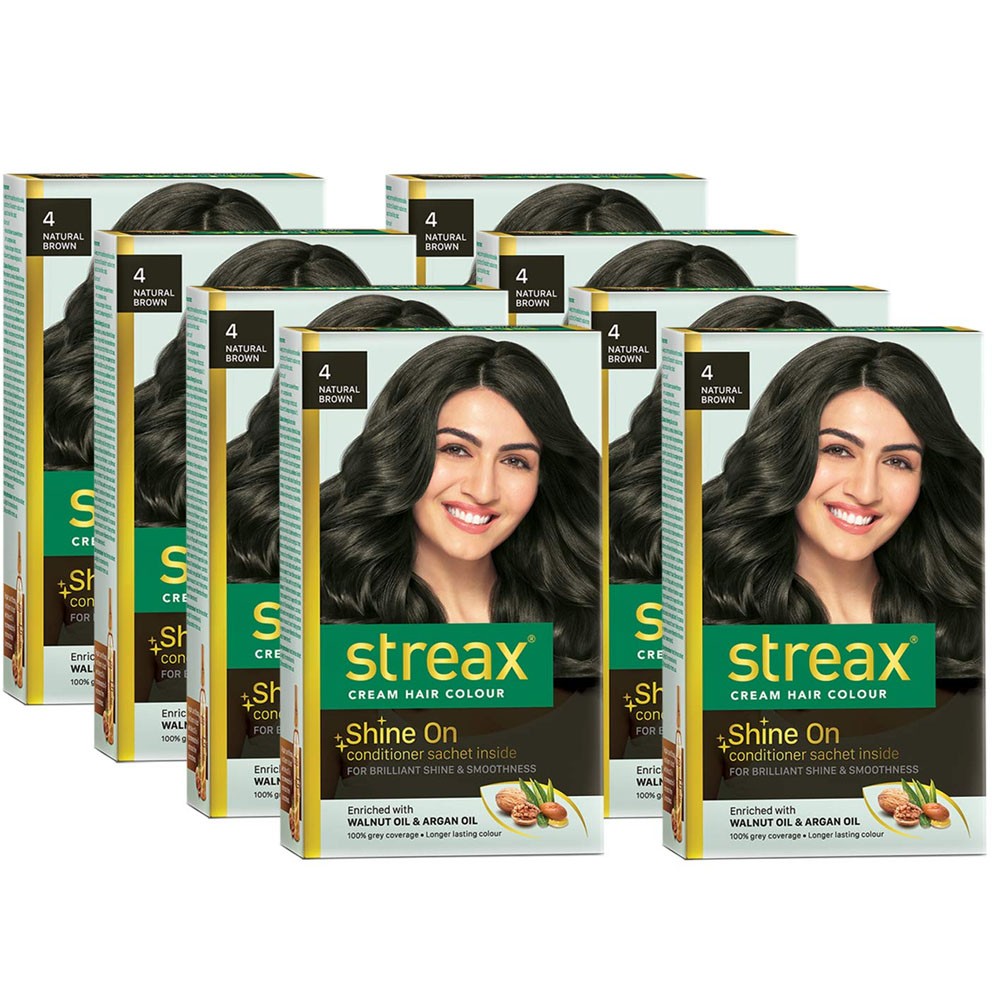 Buy Streax Cream Hair Color Dark Brown Natural Brown X2 Killer Offer Online  Dubai, UAE  | PD7314