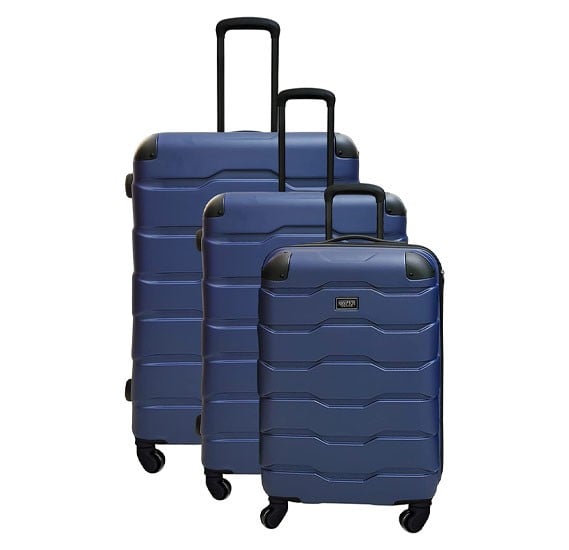 Travelway RMX1-3 Lightweight Luggage Set Admiral Blue Travel Bag Set of 3
