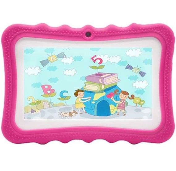 t pad 260 kids 7 inch tablet quard core 1gb ram 8 gb storage wifi bluetooth andriod 6 0 touch pink color t260