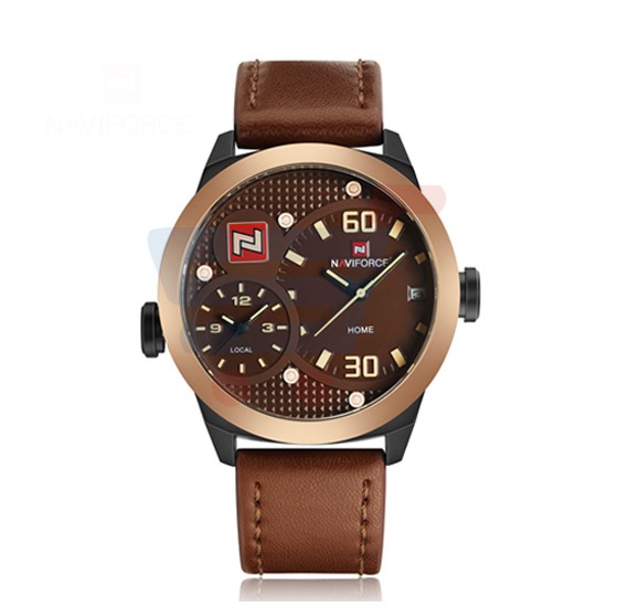 Buy Naviforce 9092 Leather Quartz watch For Men Online Dubai, UAE |  OurShopee.com | OA3444
