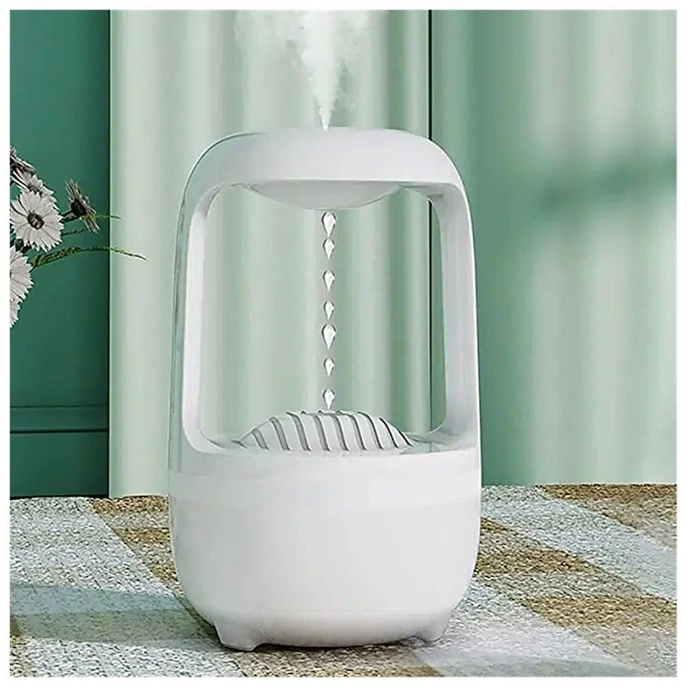 500 ml Anti-Gravity Water Drop Humidifier, USB Rechargeable, Air Humidifier  For Bedroom, Office, Desktop